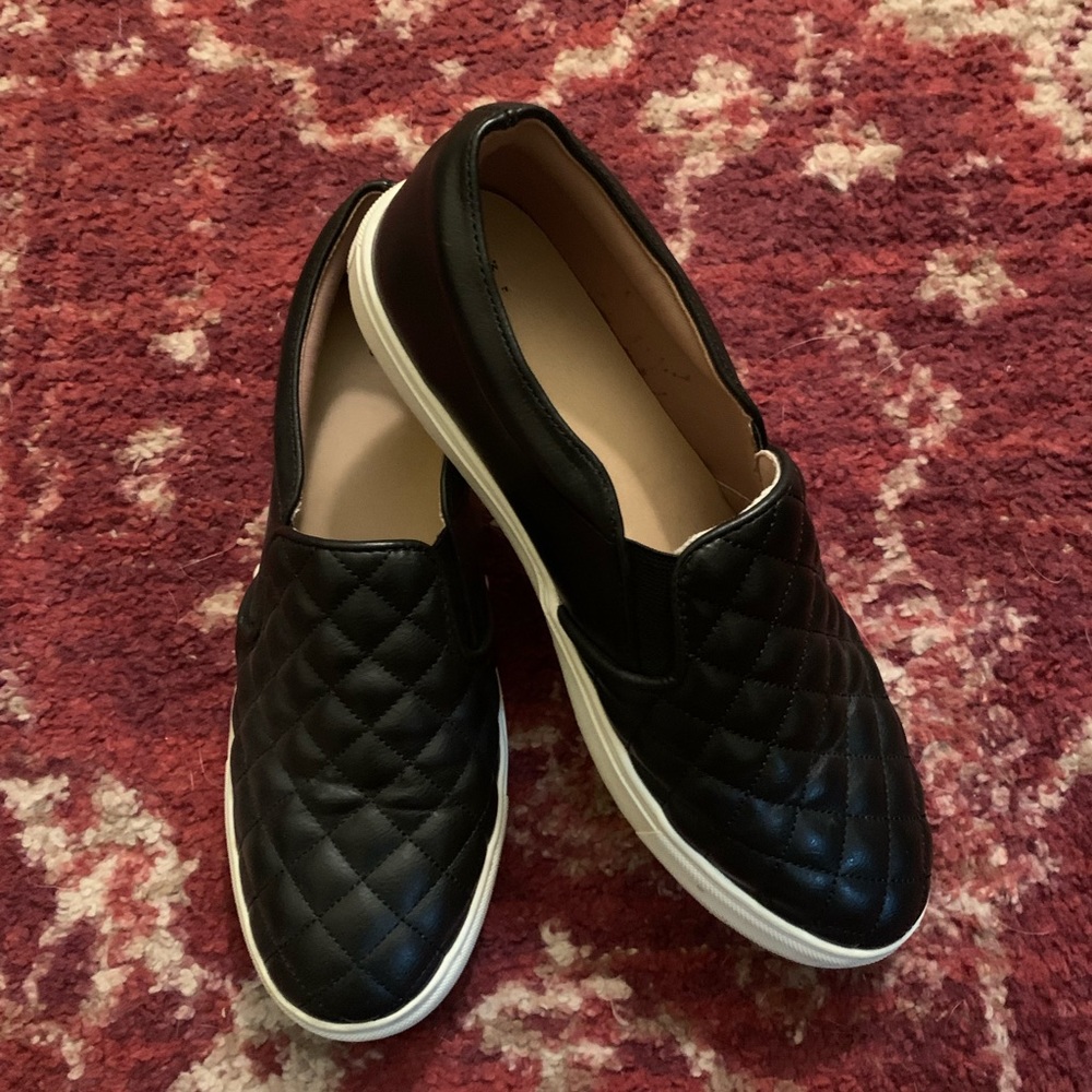 Black Slip Ons